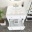 Meuble-lavabo simple 24 po avec plateau en céramique Skyelin