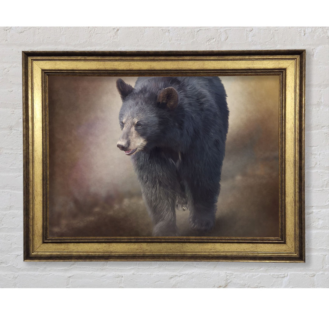 The Brown Bear Mist - Einzelner Bilderrahmen Kunstdrucke