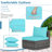 Minooka Wicker 6 - Person Patio Conversation Set with Cushions-199418197