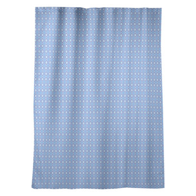 Panneau de rideau simple occultant et isolant avec passe-tringle diamants window Avicia