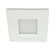 4 in. Square Canless Adjustable CCT LED Recessed Light with Night Light Feature & Black Trim Option