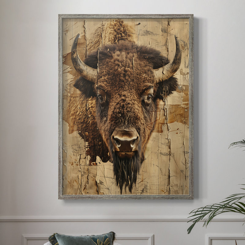 ANIMALS Series CDXCVI, reproduction encadrée - bois massif, H 15 po x l 12 po