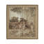 Wool Floral Area Rug in Brown