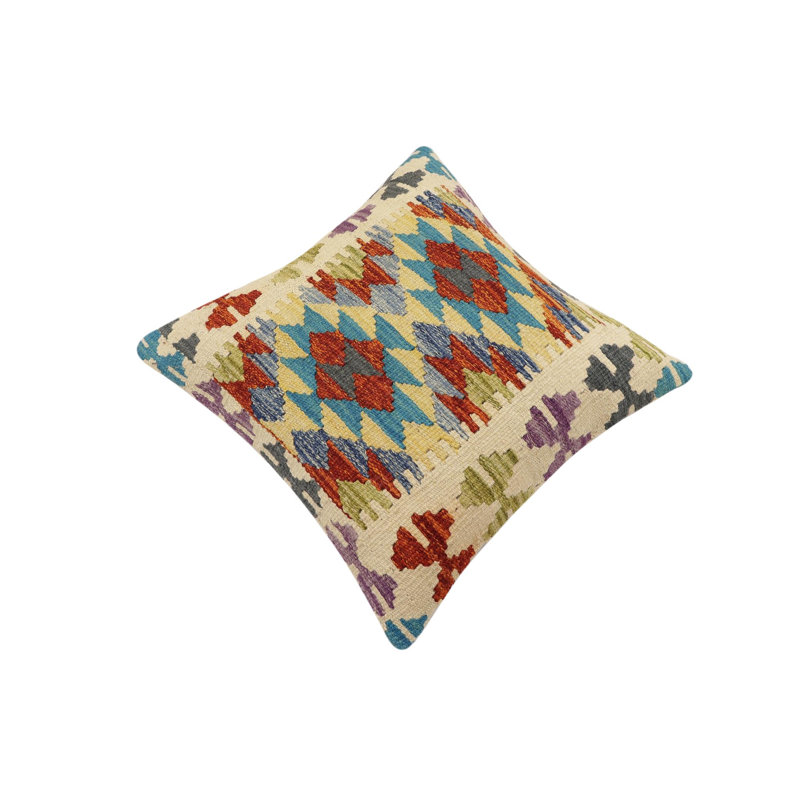 Housse et insert de coussin carré 100% laine
