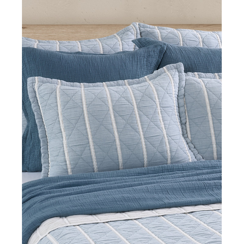 Pacifica Sham, Blue, Standard