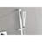 Brass Made Shower System With Plating - Head, Hand Shower, Slide Bar, Arm, Hose, Valve Trim Setup Kit In Design And Control