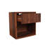 Grande table de chevet avec tiroir et compartiment ouvert-1968653400