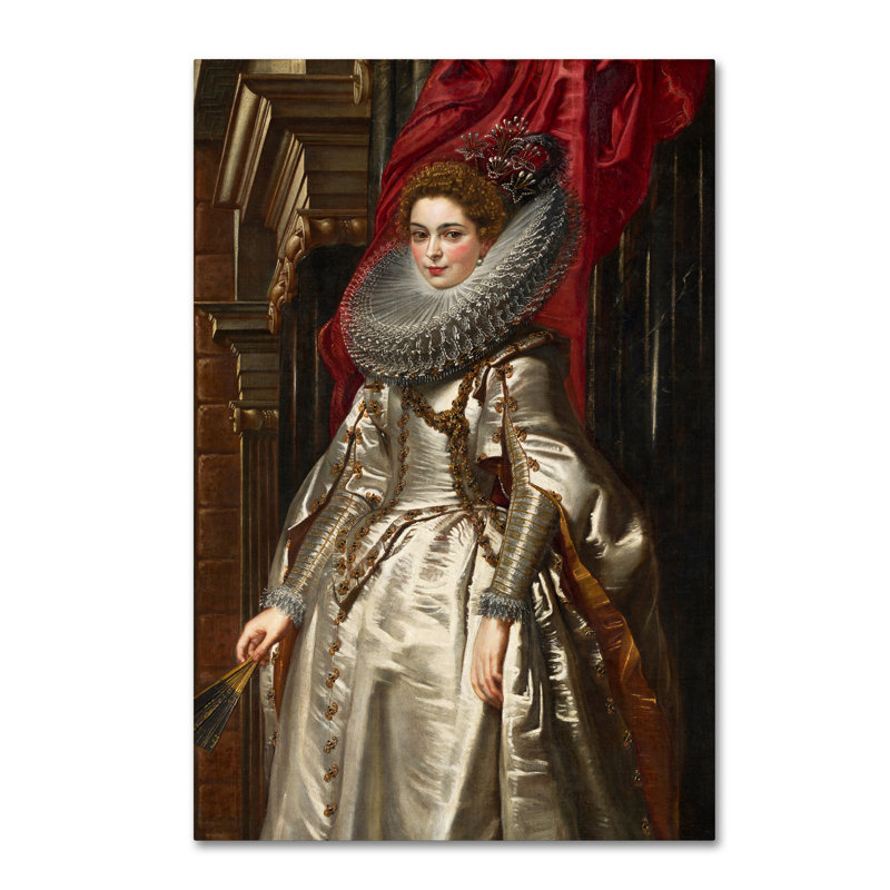 « marchesa brigida » par impression sur toile tendue Peter Paul Rubens, H 47 po x l 30 po