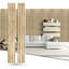 106" L x 6" W Wood Wall Panelling, Slat Wood Wall Panels-1109332099