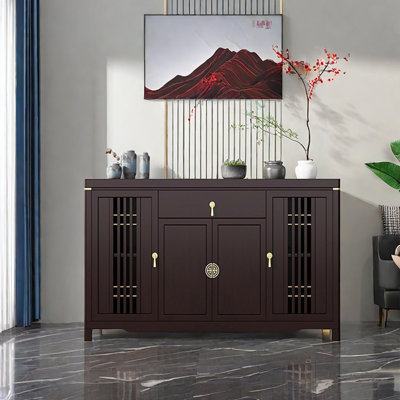 Nouveau buffet en bois massif de style chinois