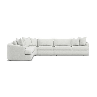 Jules Fabric 5 Pc Sectional