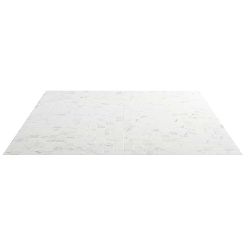 Minera 12x12 Matte Marble Look Mosaic Tile, Aurora Gold