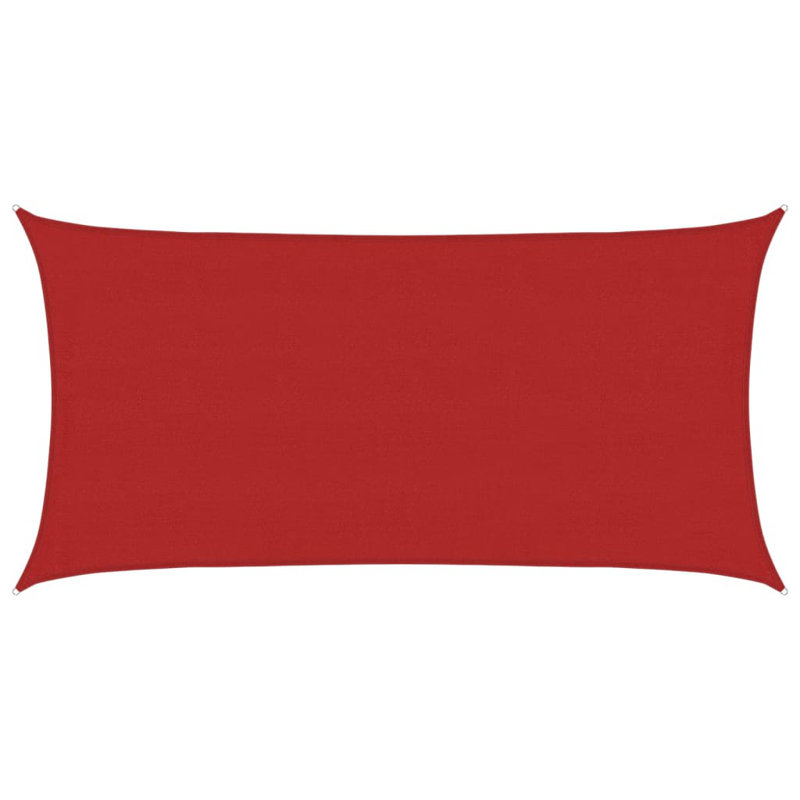 Dakota Fields 700cm W x 400cm D Plastic Cover Retractable Freestanding Awning, Red