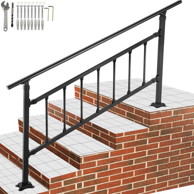Marchepieds d'escalier extérieur H 33 po x l 68 po x P 2 po
