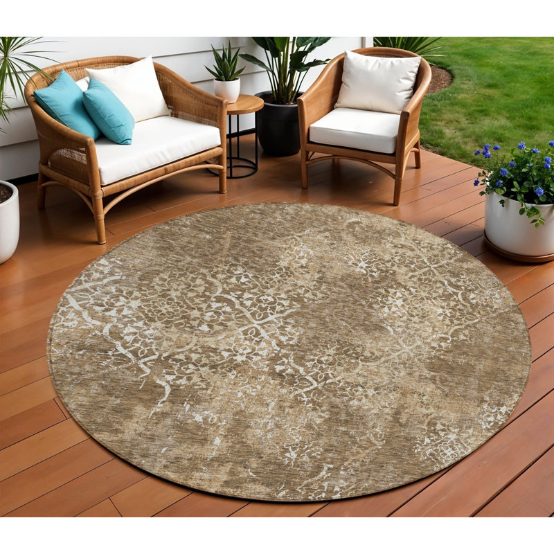 Tapis rond 8 po