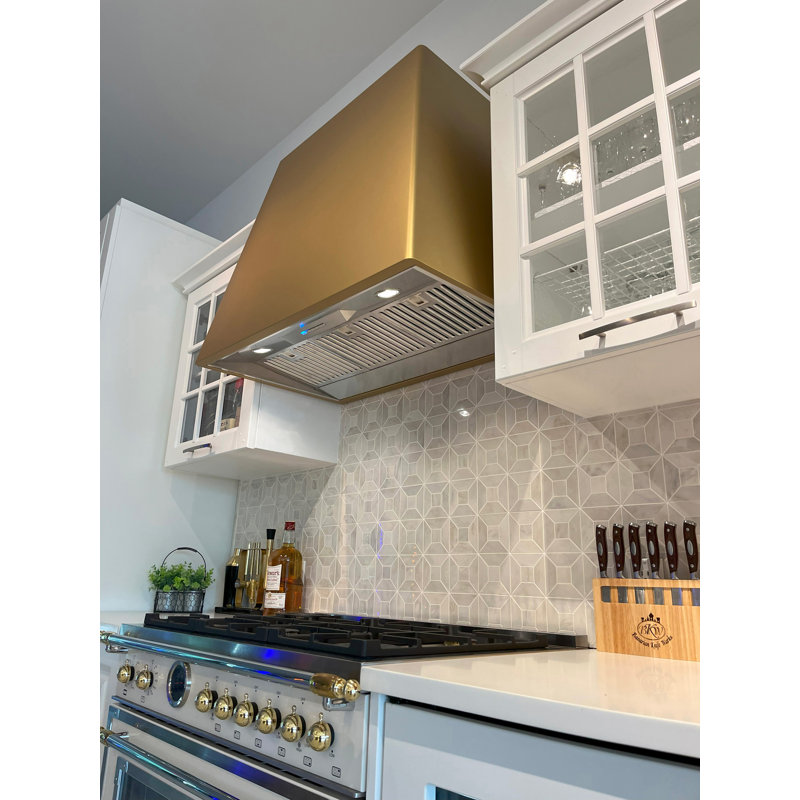 XO Designer Canopy for XOIL Insert Liner, 30"H x 48"W x 22"D, Satin Gold