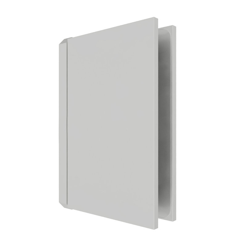  Charnière de porte de douche réglable en verre Prestige Series, Blanc brillant