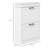 Shoe Cabinet For Entryway, Narrow Shoe Rack Storage Organizer With 2 Flip Drawers And Adjustable Shelves For 10 Pairs Of Shoes, White-914787641