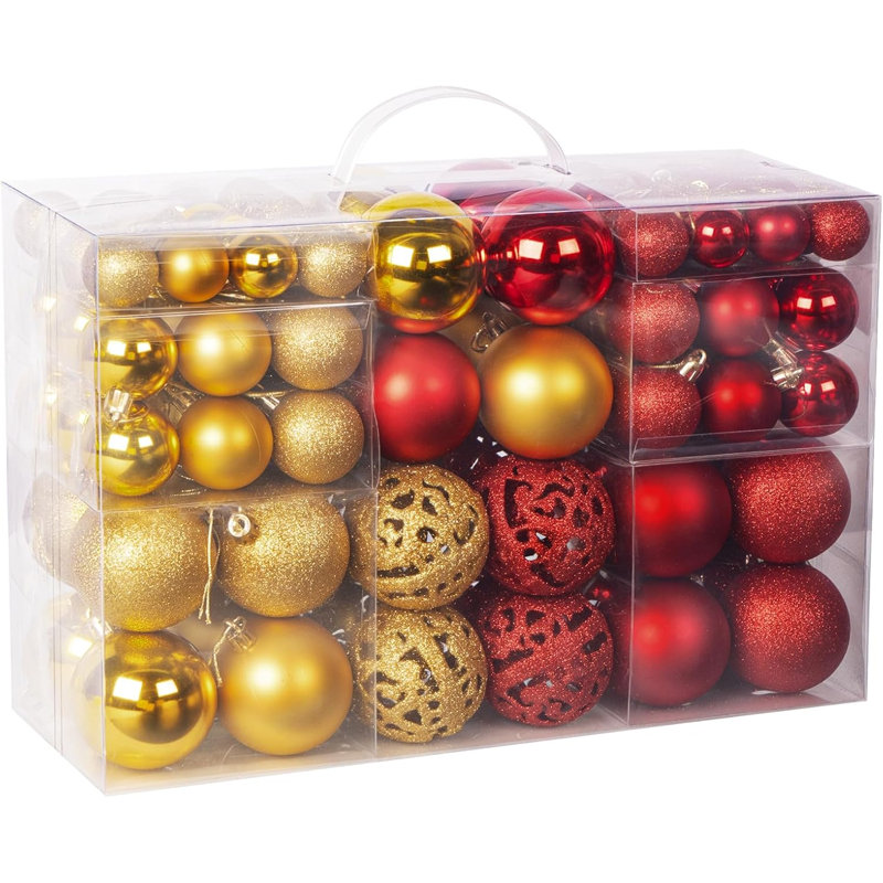 4.803cm Solid Colour Not Flowers Ornament Accessory, Gold/Red