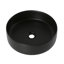 Meuble-lavabo de 30 po avec lavabo en céramique Art Black, tiroir à fermeture en douceur et 45 poignées biseautées