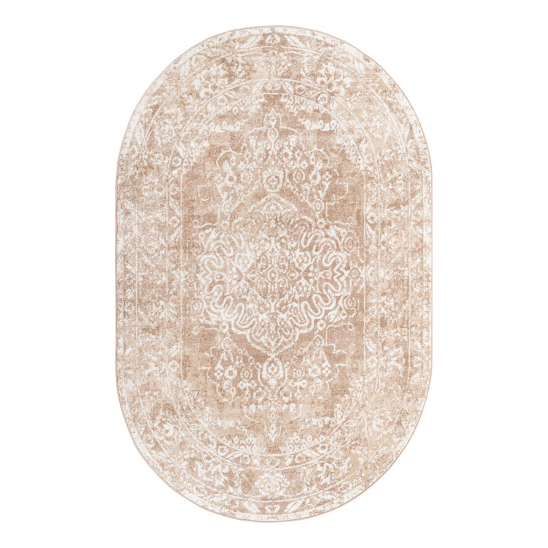 Oriental Indoor Rug, Oval 5' x 8'