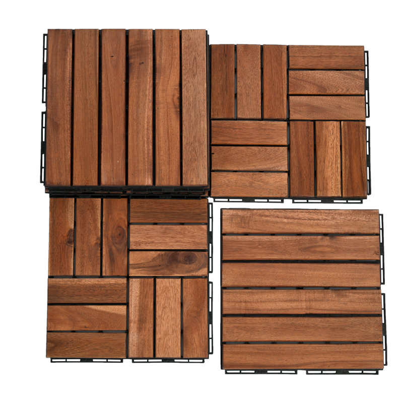 Carrelage 12 po x 12 po, Brun