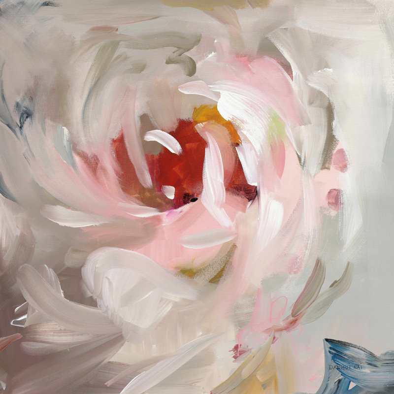 Flower Soul - peinture sur toile tendue, H 30 po x l 30 po