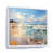 White Floater Framed