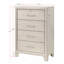 Commode à tiroirs, armoire de chevet contemporaine à 4 tiroirs 1 pièce
