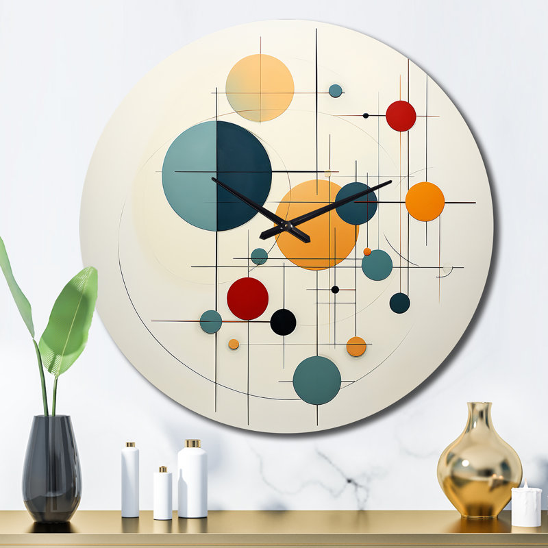 Horloge murale en métal Distant Galaxies, Grand