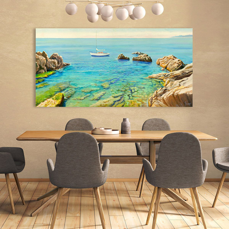Quiet Landing by Adriano Galasso - Wrapped Canvas Print, 35cm H x 70cm W x 4cm D