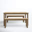 Bowery 59'' Rectangular 6 - Person Outdoor Dining Set-225656286