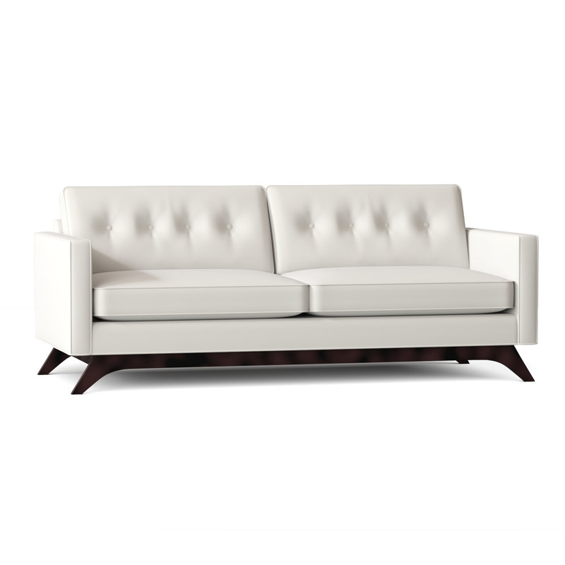 Flinn Upholstered 84'' Sofa, Akiko Bone