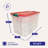 Homz Plastic Storage Tub & Tote