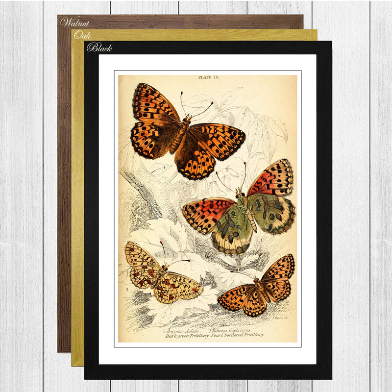 Single Picture Frame Painting, Walnut