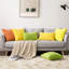  Ensemble de 2 housses de coussins décoratifs avec insertions - Ensemble complet de coussins décoratifs 18 po x 18 po-1816266589