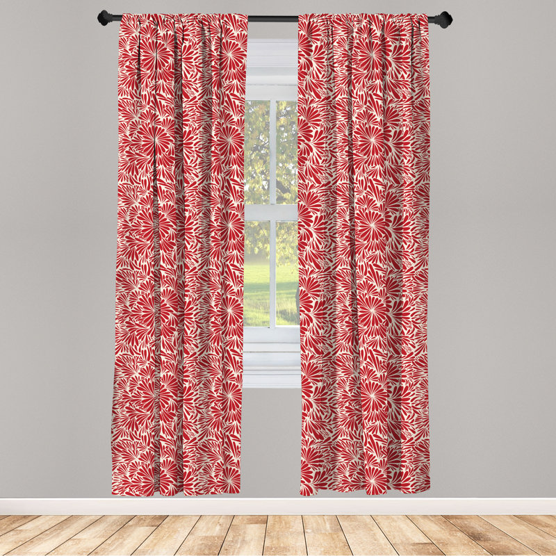 Rideaux 4 panneaux East Urban Home, L 56 po x L 95 po