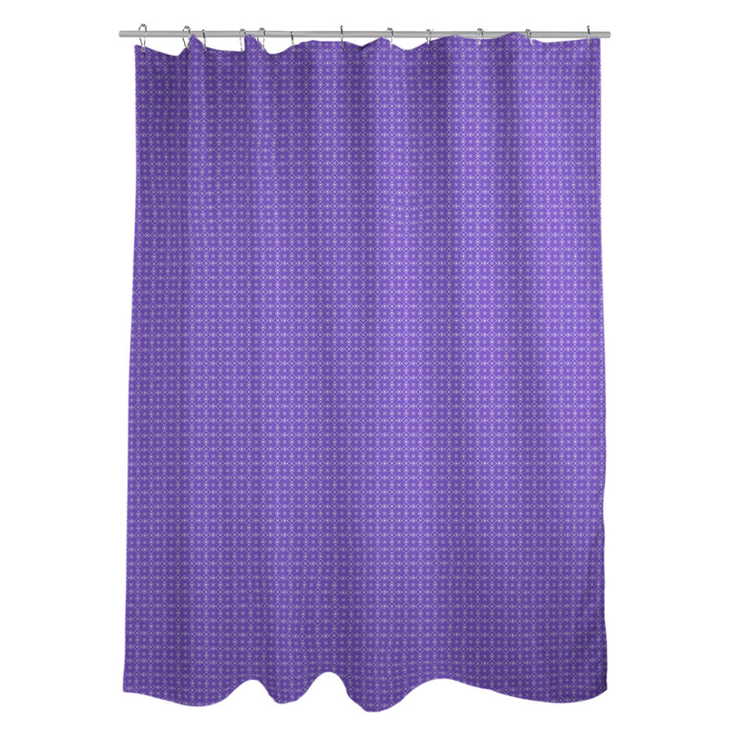 Rideau de douche simple Katelyn Elizabeth, Mauve