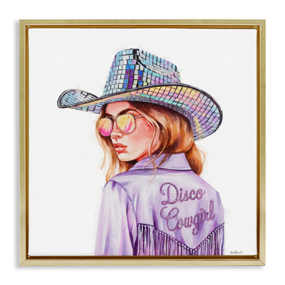 Cadre flottant mauve disco, par Amanda Greenwood