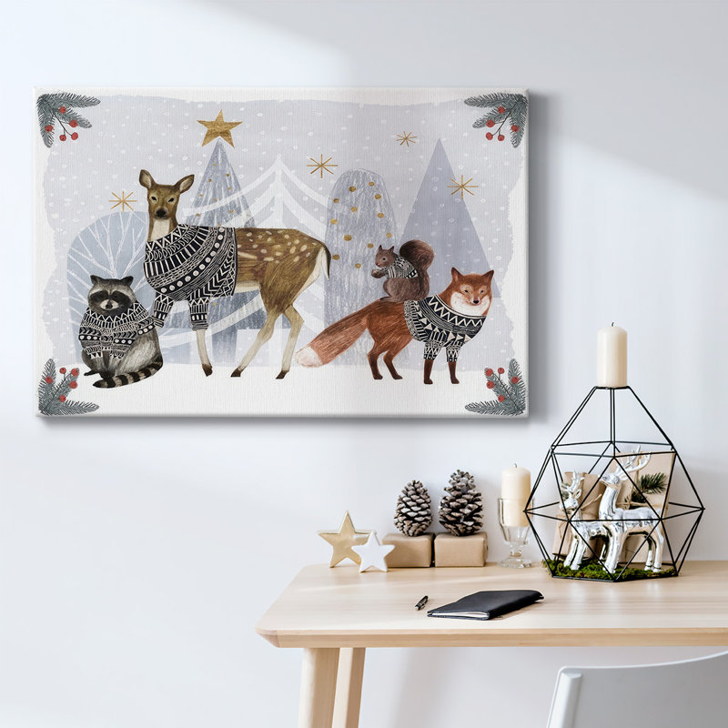 Cozy Christmas Collection A-Gallery, toile tendue, H 32 po x l 48 po