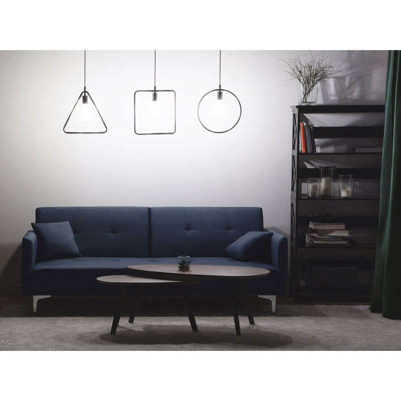 Laura 1 - Light Square/Rectangle Pendant, Black