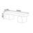 Banc simple et moderne reposant confortablement noir-110408218