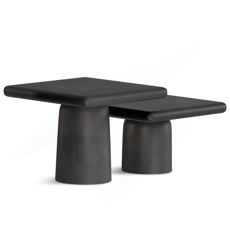 Ensemble de 2 tables basses Zachary