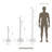 Teylers 8-Hook Hook Freestanding Adjustable Solid Wood Coat Rack for Bedroom, Closet, Entrance-211418561