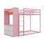 Twin Size Bunk Bed With 4 Storage Drawers, Hanging Rod, Light Bar, Integrated Shelves & Dual Ventilated Panels-7590672