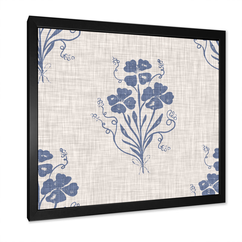 Silhouette féminine et bouquet floral - reproduction d'art sur toile moderne38656, H 30 po x l 30 po x P 1 po