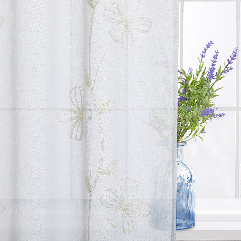Anuel Curtain, 66.04cm Width x 114.3cm Drop, Gold
