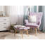 Carwile Upholstered Wingback Chair With Footstool-38052727