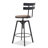 Industrial-Style Height-Adjustable Bar Stool