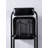 29.5" Black Faux Leather Foldable Bar Stool With Backrest, Heavy-duty Counter Chair